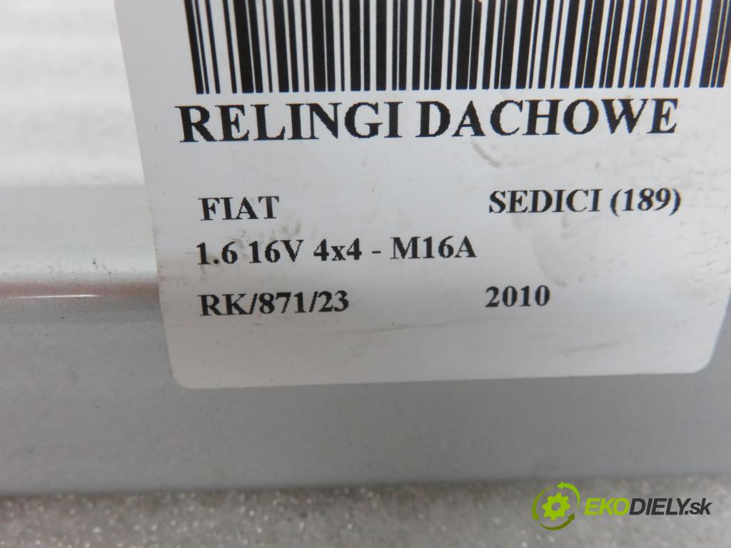 FIAT SEDICI (189_) CROSSOVER 2010 1586,00 Relingi dachowe 1586,00 zábradlí: STŘECHA 7822079J10