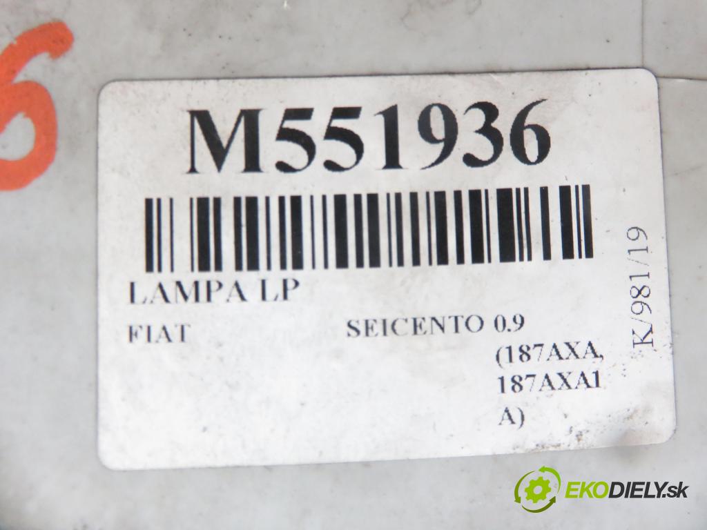 FIAT SEICENTO / 600 (187_) HB 1999 1108,00 Lampy przednie 1108,00 Svetlo LP
