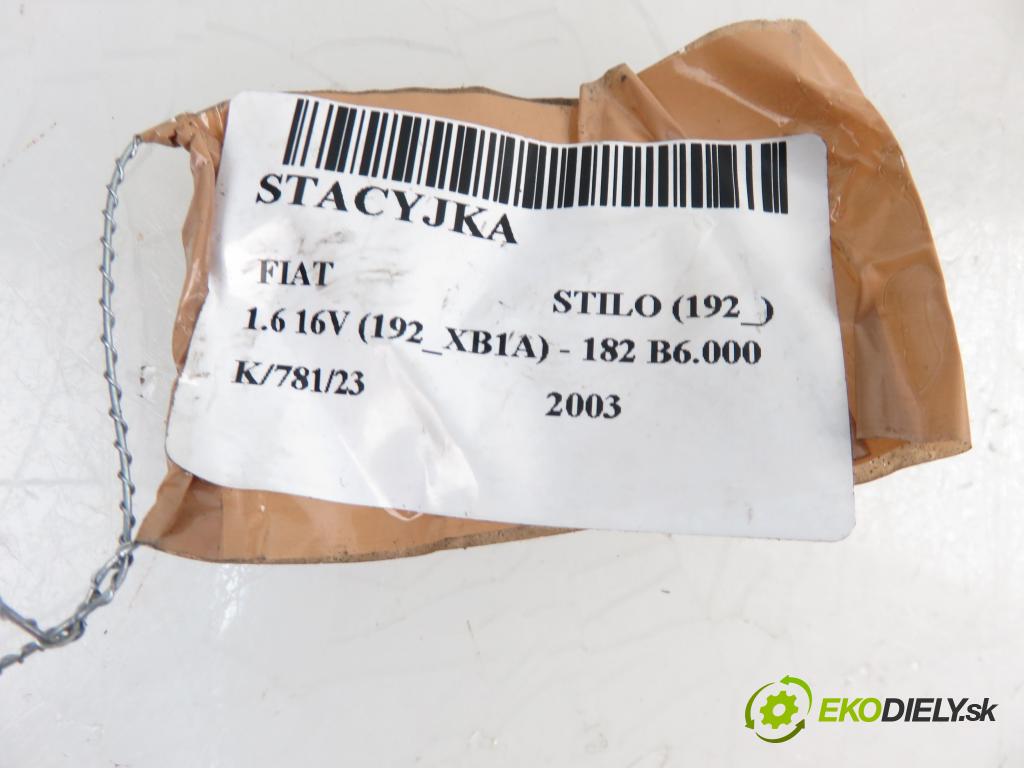 FIAT STILO (192_) HB 2003 1596,00 Stacyjki 1596,00 spinačka 467601520; 05521B365 (Spínacie skrinky a kľúče)