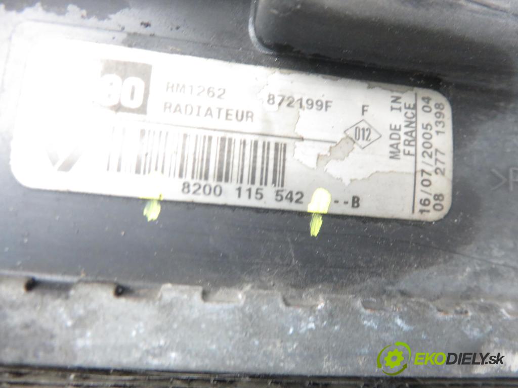 RENAULT SCENIC II (JM0/1_) MINIVAN 2005 1870,00 Chłodnice wody 1870,00 chladič vody 8200115542