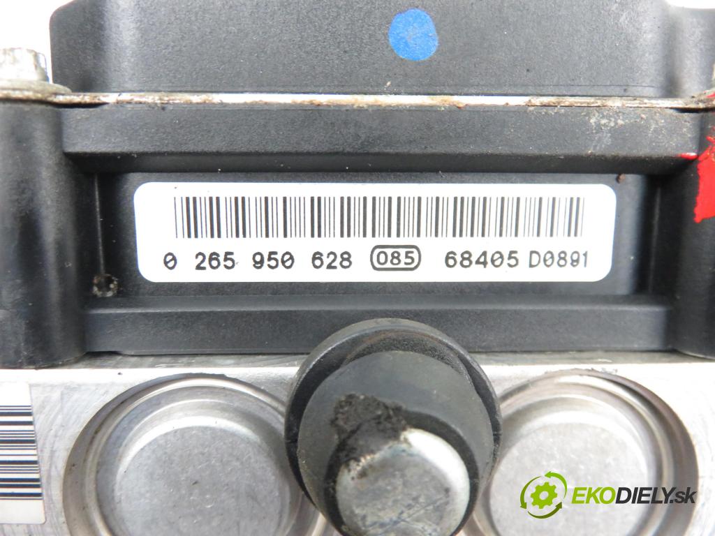 FIAT GRANDE PUNTO (199_) HB 2006 1368,00 Sterowniki ABS 1368,00 Pumpa ABS 0265950628; 51786433 (Pumpy ABS)