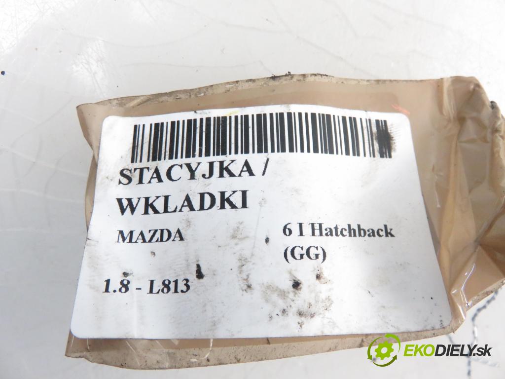 MAZDA 6 Hatchback (GG) LIFTBACK 2002 1798,00 Stacyjki 1798,00 spinačka 6J6A66938A  (Spínacie skrinky a kľúče)