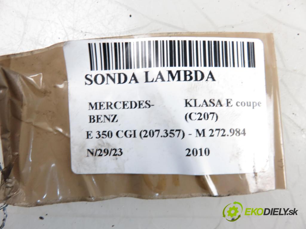MERCEDES-BENZ KLASA E coupe (C207) COUPE 2010 3498,00 Sondy lambda 3498,00 sonda lambda 0258006693; 0035428518 (Lambda sondy)