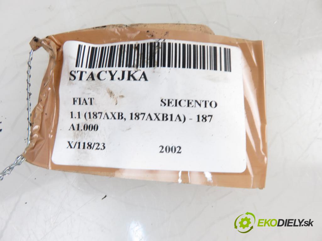 FIAT SEICENTO / 600 (187_) HB 2002 1108,00 Stacyjki 1108,00 spinačka B36505521 (Spínacie skrinky a kľúče)