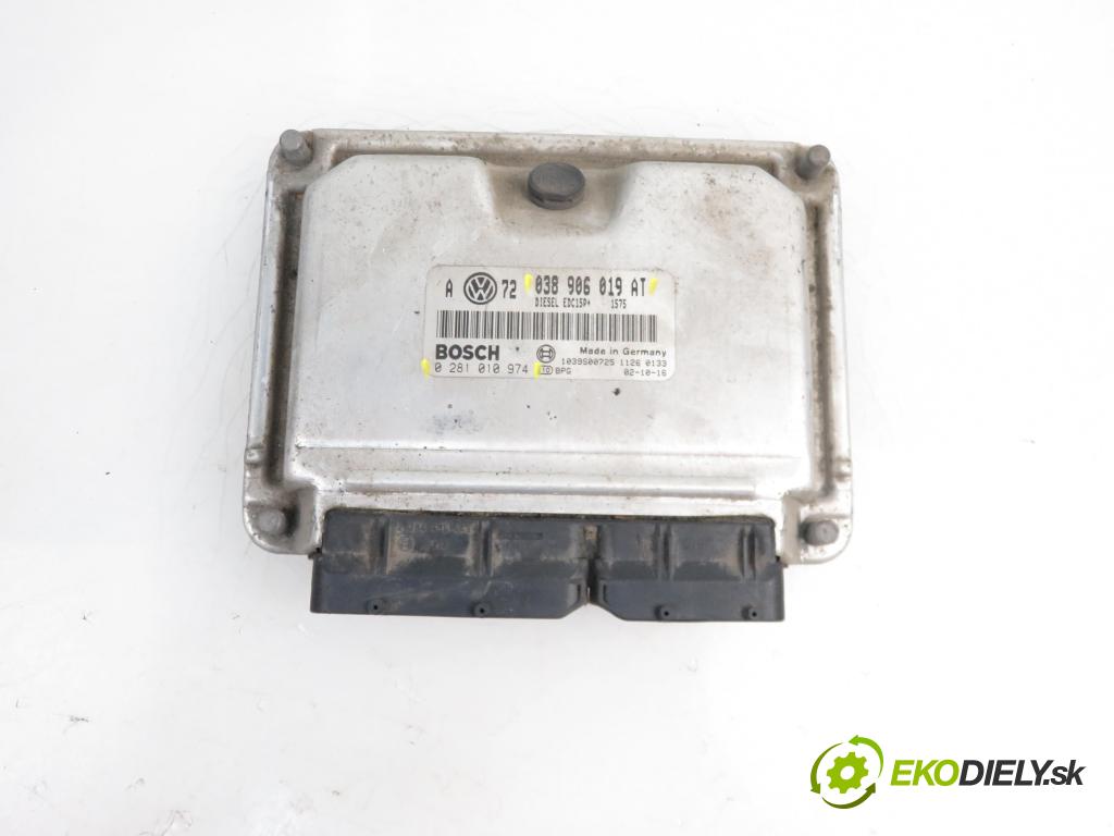 VW GOLF IV (1J1) HB 2002 1896,00 Sterowniki silnika 1896,00 Riadiaca jednotka Motor 038906019AT; 0281010974
