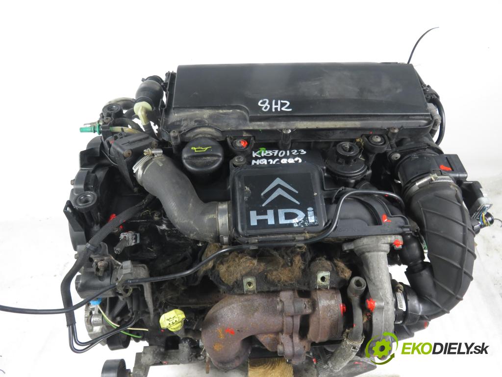 CITROEN C2 (JM_) HB 2004 1398,00 Silniki kompletne 1398,00 motor DIESLA 8HZ