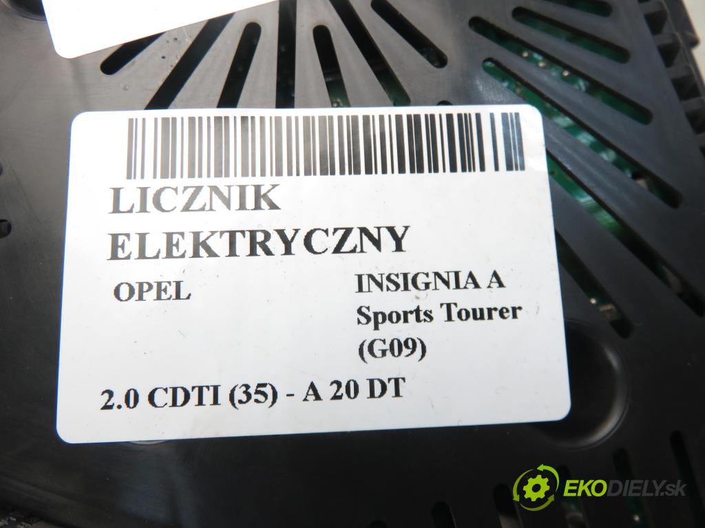 OPEL INSIGNIA A Sports Tourer (G09) KOMBI 2009 1956,00 Liczniki, zegary 1956,00 prístrojovka elektrický 12844138