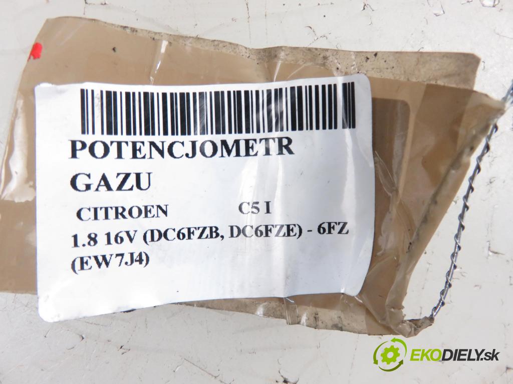 CITROEN C5 I (DC_) LIFTBACK 2003 1749,00 Pozostałe 1749,00 Potenciometer plynového pedálu 9643365680 (Pedále)