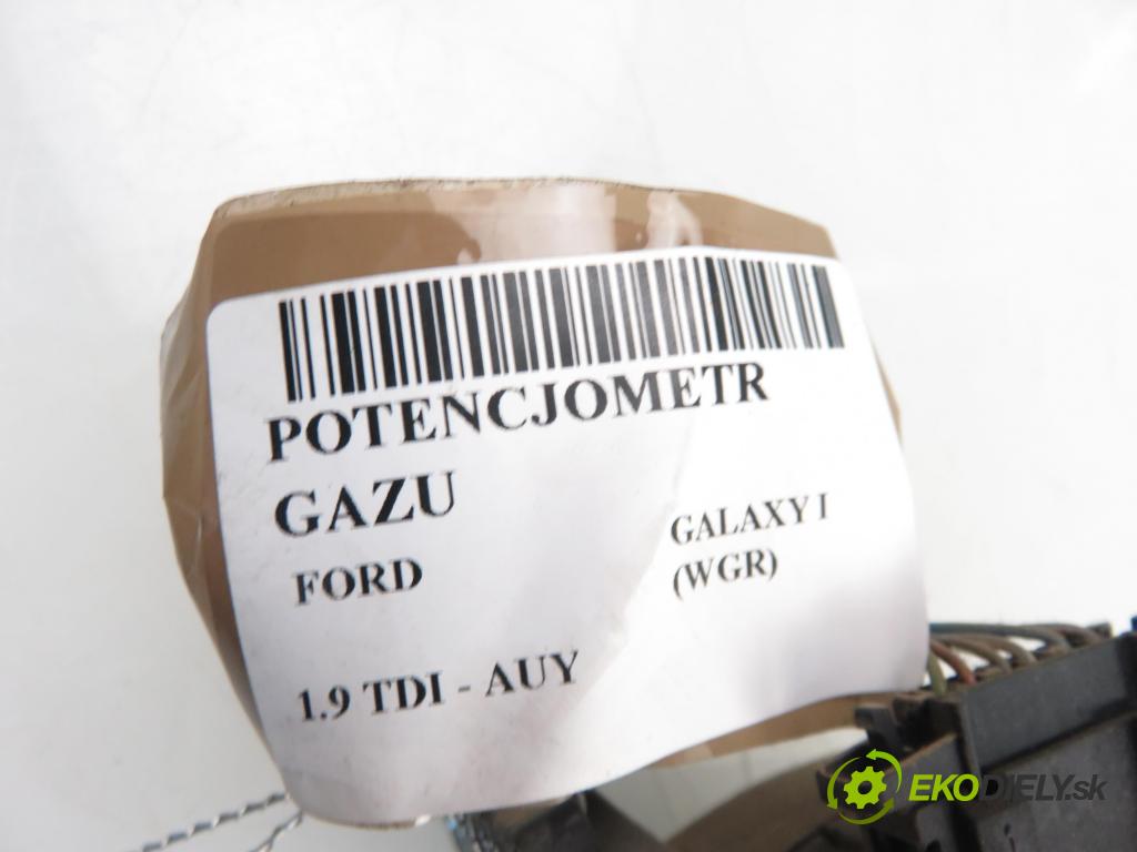 FORD GALAXY (WGR) MINIVAN 2005 1896,00 Pozostałe 1896,00 Potenciometer plynového pedálu 7M3721603D; YM219F836AB; 6PV00777003 (Pedále)