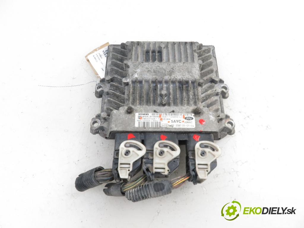 FORD FIESTA V (JH_, JD_) HB 2005 1399,00 Sterowniki silnika 1399,00 Riadiaca jednotka Motor 3S6112A650LC; 5WS40140ET; 5AYC