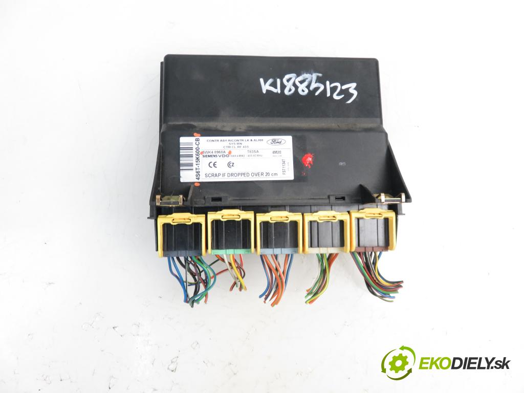 FORD FIESTA V (JH_, JD_) HB 2005 1399,00 Moduły komfortu 1399,00 MODUL komfortu 4S6T15K600CB; 5WK48968A