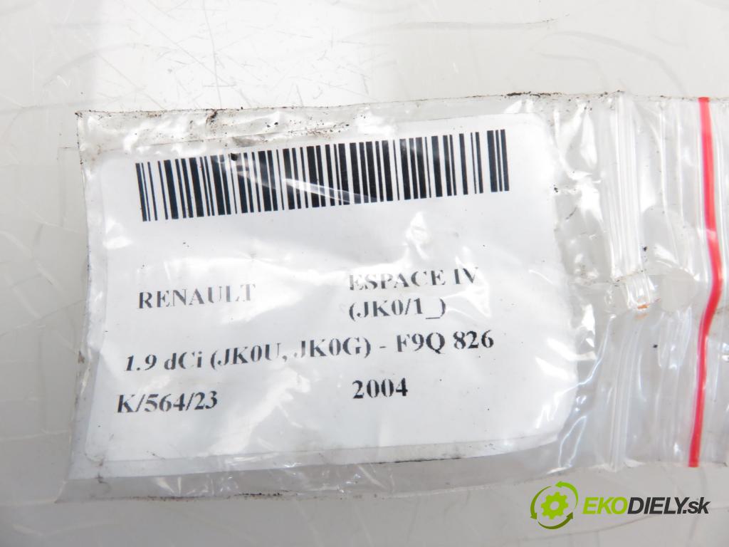 RENAULT ESPACE IV (JK0/1_) MINIVAN 2004 1870,00 Wtryskiwacze 1870,00 vstrekovač 0986435195; H82606383 (Vstrekovače)