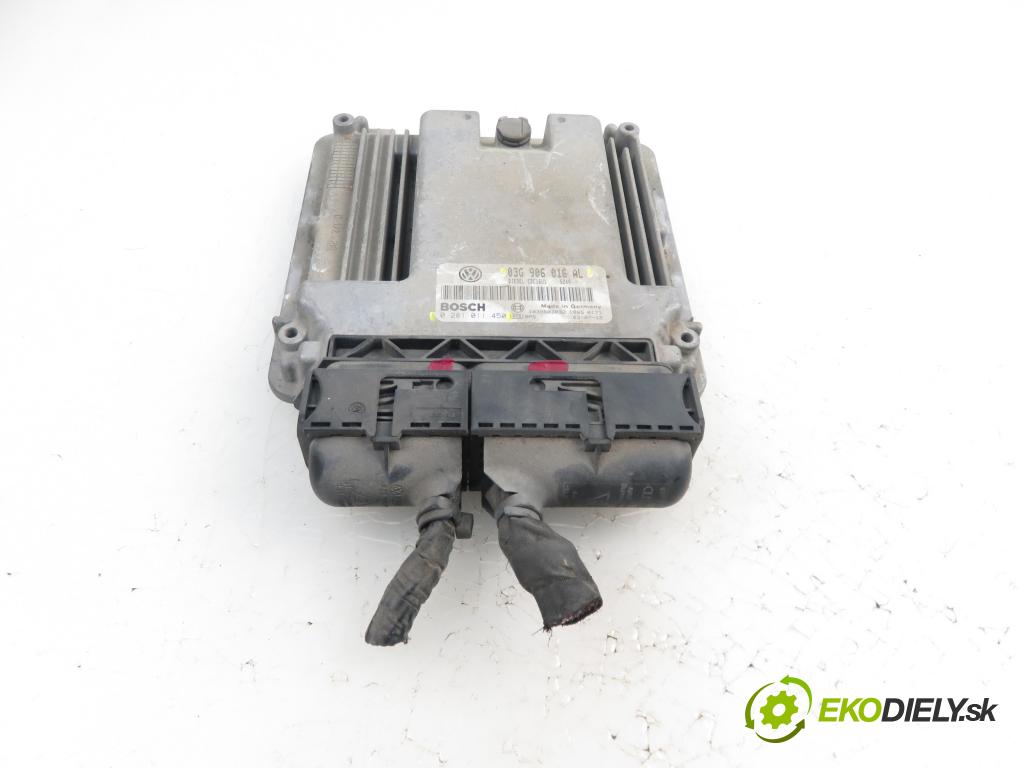 VW TOURAN (1T1, 1T2) MINIVAN 2003 1968,00 Sterowniki silnika 1968,00 Riadiaca jednotka Motor 03G906016AL; 0281011450