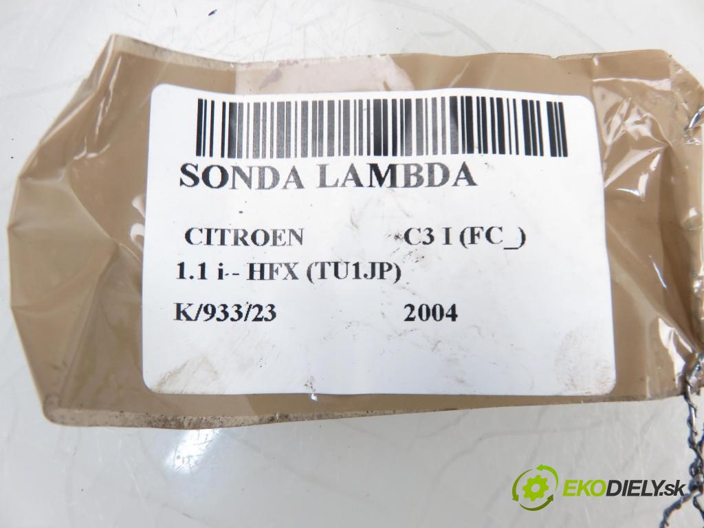 CITROEN C3 I (FC_) HB 2004 1124,00 Sondy lambda 1124,00 sonda lambda 9636968380 (Lambda sondy)