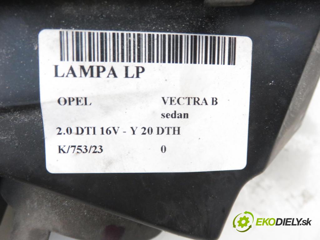 OPEL VECTRA B (J96) SEDAN 2001 1995,00 Lampy przednie 1995,00 Svetlo LP 90586844; 67743030