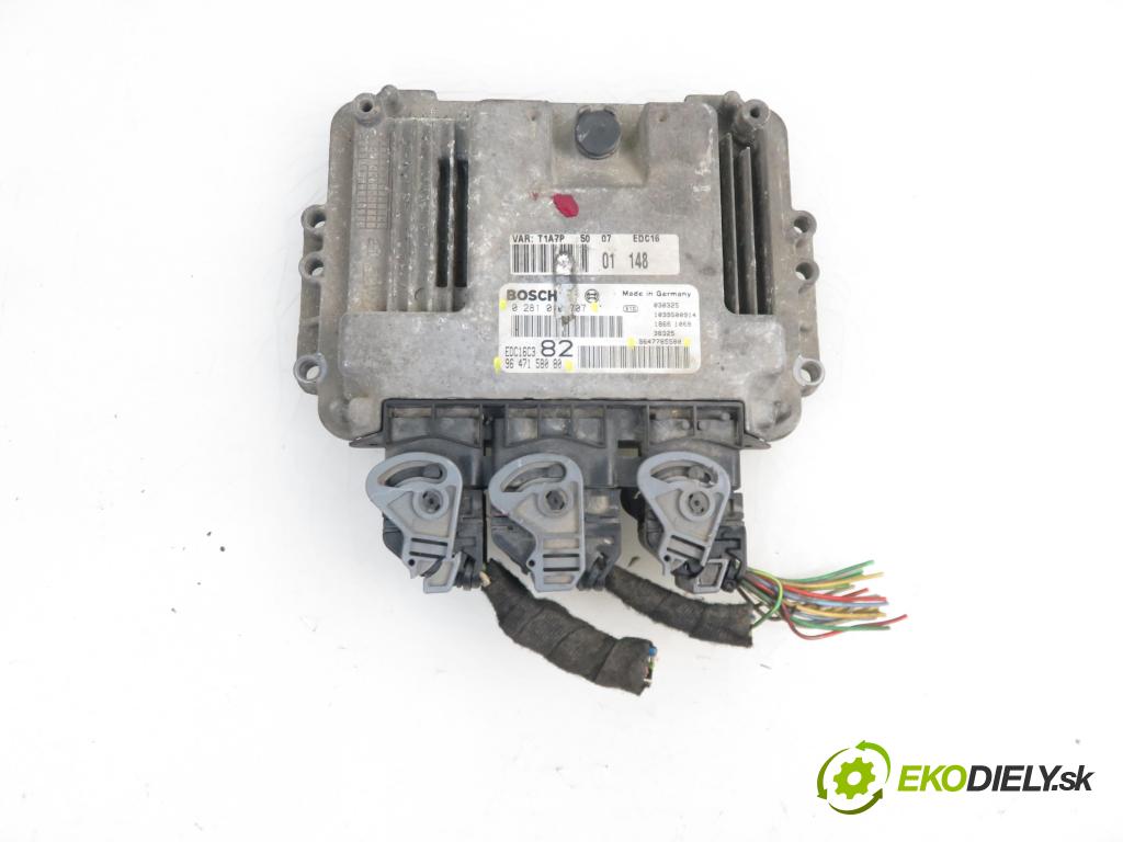PEUGEOT 206 liftback (2A/C) HB 2003 1398,00 Sterowniki silnika 1398,00 Riadiaca jednotka Motor 9647158080; 9647785580; 0281010707