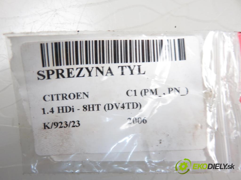 CITROEN C1 (PM_, PN_) HB 2006 1398,00 Sprężyny zawieszenia 1398,00 Pružina ZADNÉ:
