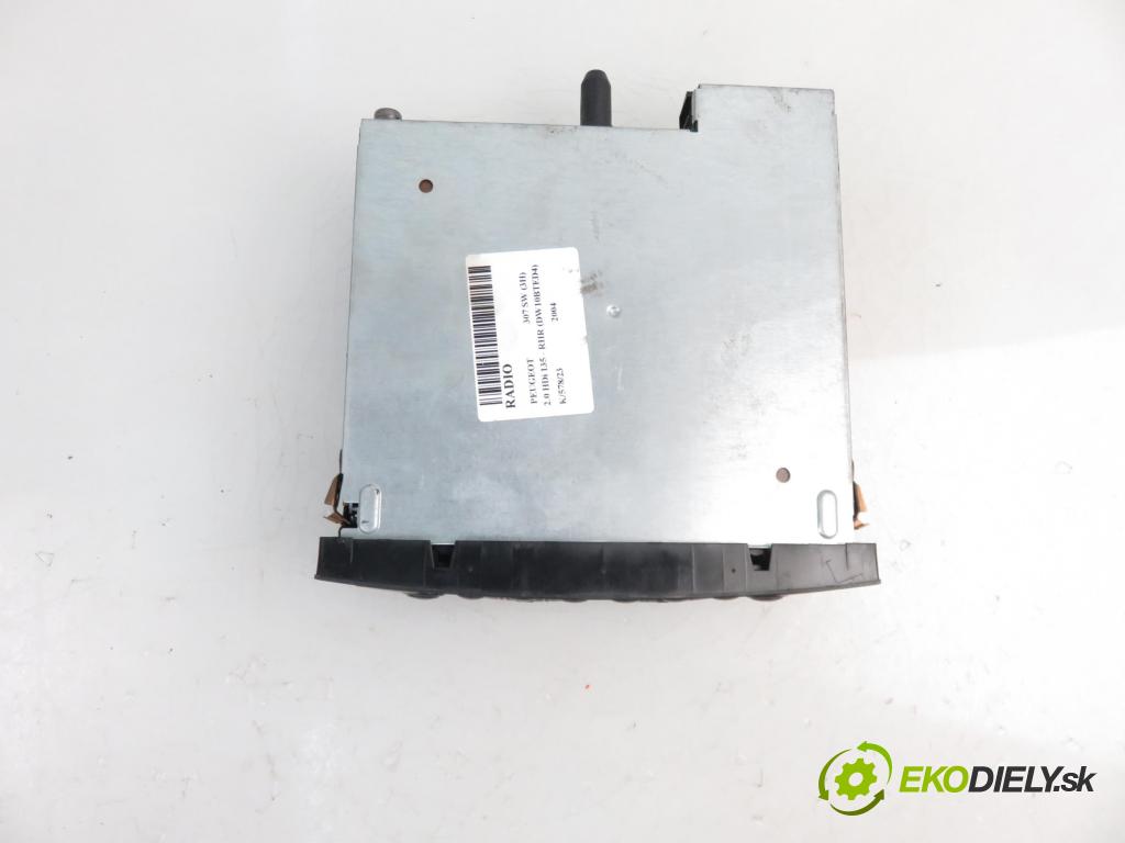 PEUGEOT 307 SW (3H) KOMBI 2004 1997,00 Radioodtwarzacze 1997,00 RADIO CD 96545978XT