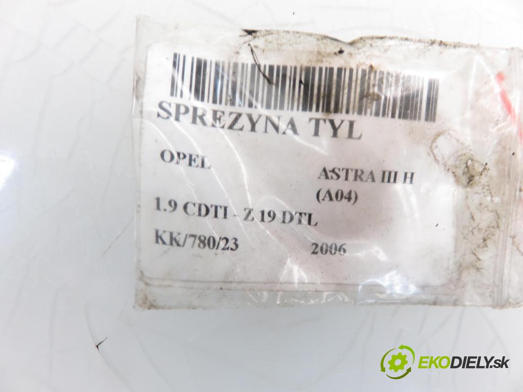 OPEL ASTRA H (A04) HB 2006 1910,00 Sprężyny zawieszenia 1910,00 Pružina ZADNÉ: