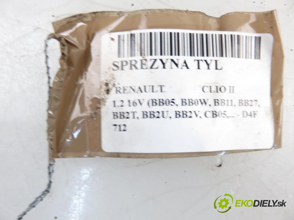 RENAULT CLIO II (BB_, CB_) HB 2003 1149,00 Sprężyny zawieszenia 1149,00 Pružina ZADNÉ:
