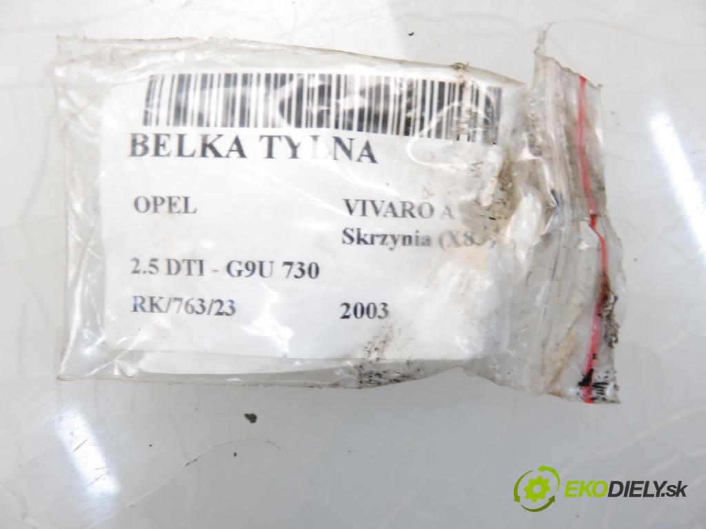 OPEL VIVARO A Skrzynia (X83) FURGON 2003 2464,00 Sprężyny zawieszenia 2464,00 Pružina ZADNÉ: