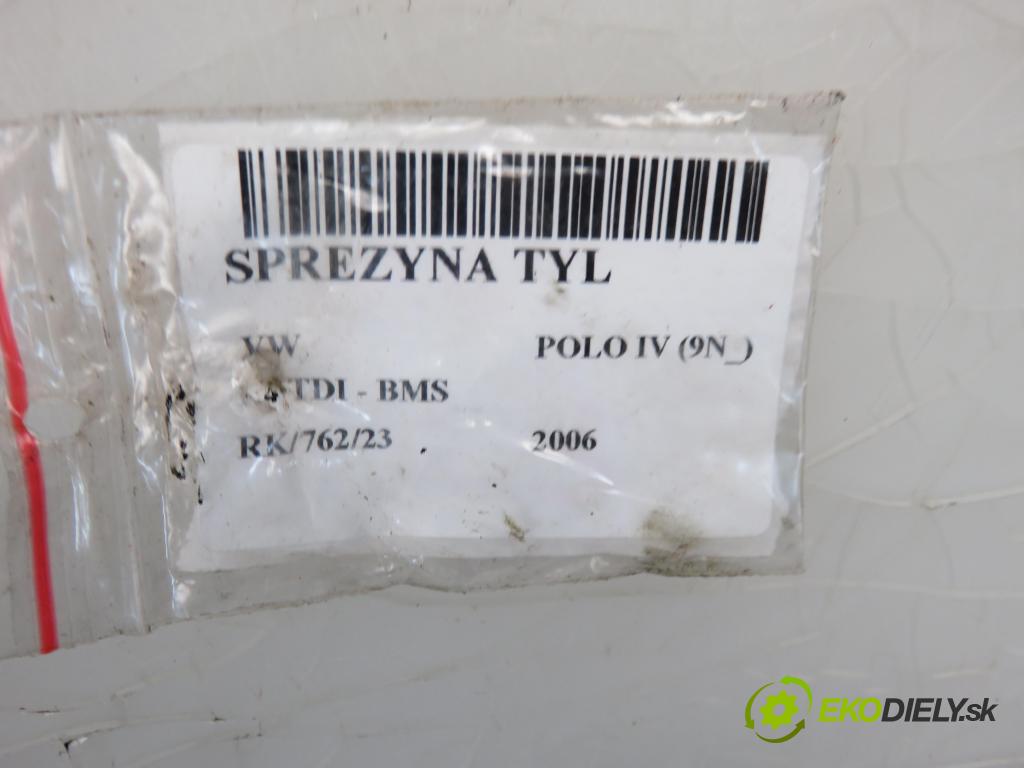 VW POLO (9N_) HB 2006 1422,00 Sprężyny zawieszenia 1422,00 Pružina ZADNÉ: