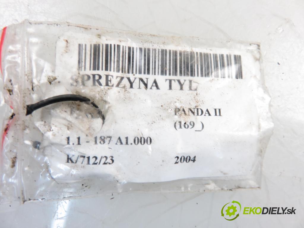 FIAT PANDA (169_) HB 2004 1108,00 Sprężyny zawieszenia 1108,00 Pružina ZADNÉ: