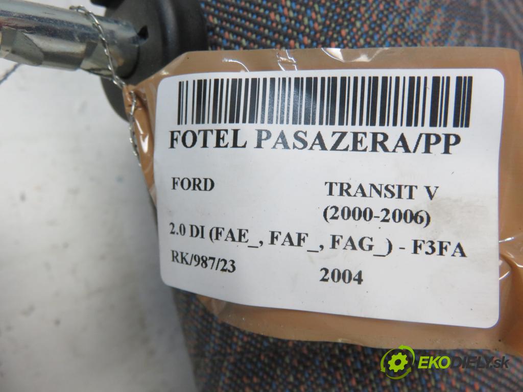 FORD TRANSIT Furgon (FA_ _) FURGON 2004 1998,00 Fotele, kanapy 1998,00 Sedadlo CESTUJÚCI/PP