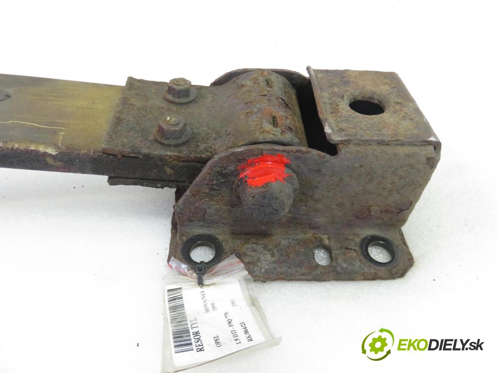 OPEL MOVANO Furgon (X70) FURGON 2001 1870,00 Pióra resorów 1870,00 Listové pero ZADNÉ: