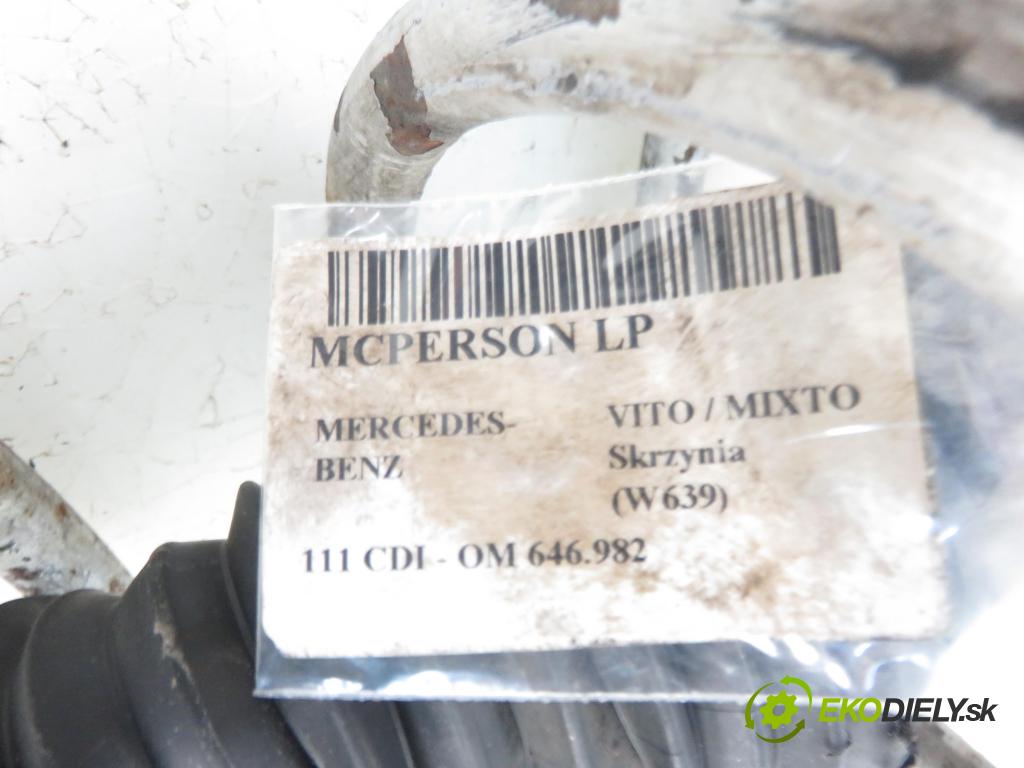 MERCEDES-BENZ VITO / MIXTO Skrzynia (W639) FURGON 2005 2148,00 Amortyzatory 2148,00 MCPERSON LP 