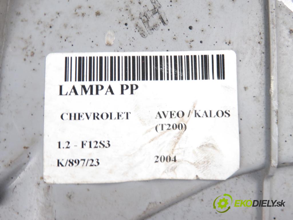 CHEVROLET AVEO / KALOS liftback (T200) HB 2004 1150,00 Lampy przednie 1150,00 Svetlo PP 