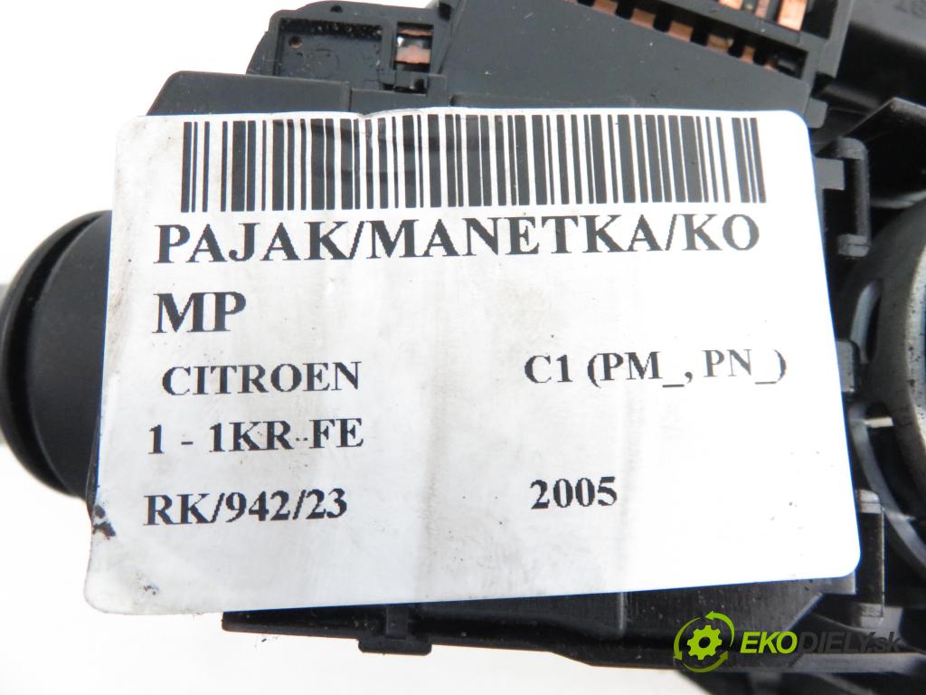 CITROEN C1 (PM_, PN_) HB 2005 998,00 Panele sterowania, przełączniki 998,00 páčka/prepínač 17F001; 173848