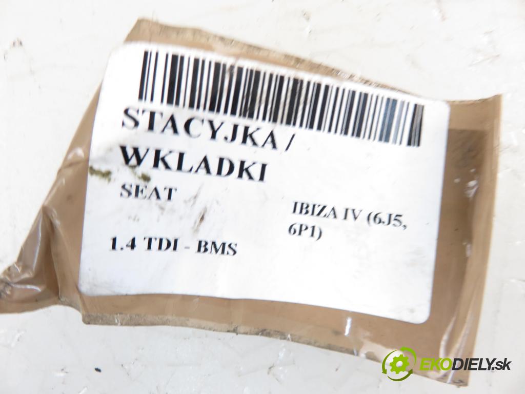 SEAT IBIZA IV (6J5, 6P1) HB 2010 1422,00 Stacyjki 1422,00 spinačka 4B0905851C (Spínacie skrinky a kľúče)