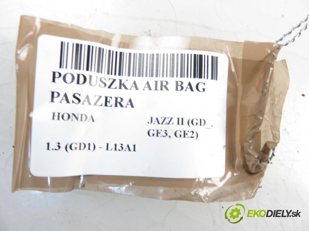 HONDA JAZZ II (GD_, GE3, GE2) HB 2003 1339,00 Poduszki powietrzne 1339,00 AirBag air BAG CESTUJÍCÍ: