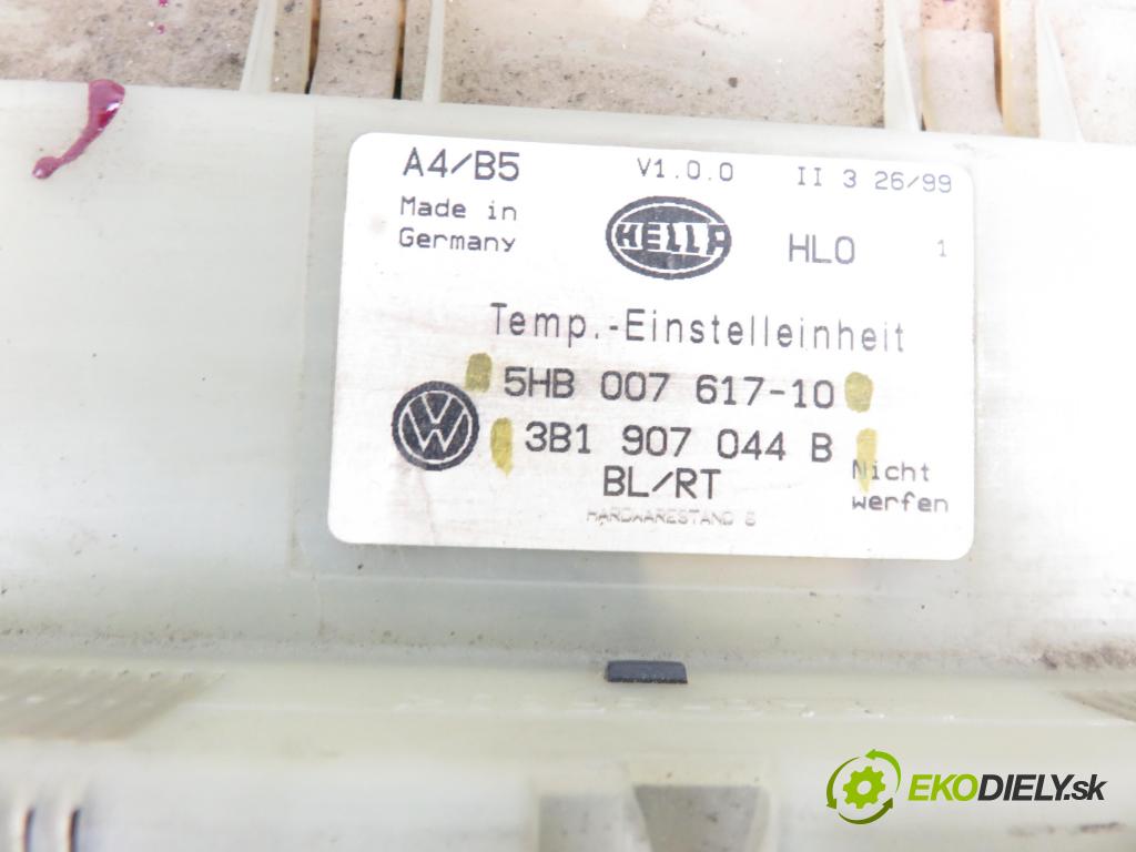 VW BORA (1J2) SEDAN 1999 1595,00 Panele sterowania, przełączniki 1595,00 Panel kúrenia KLIMATRONIK 3B1907044B; 5HB00761710