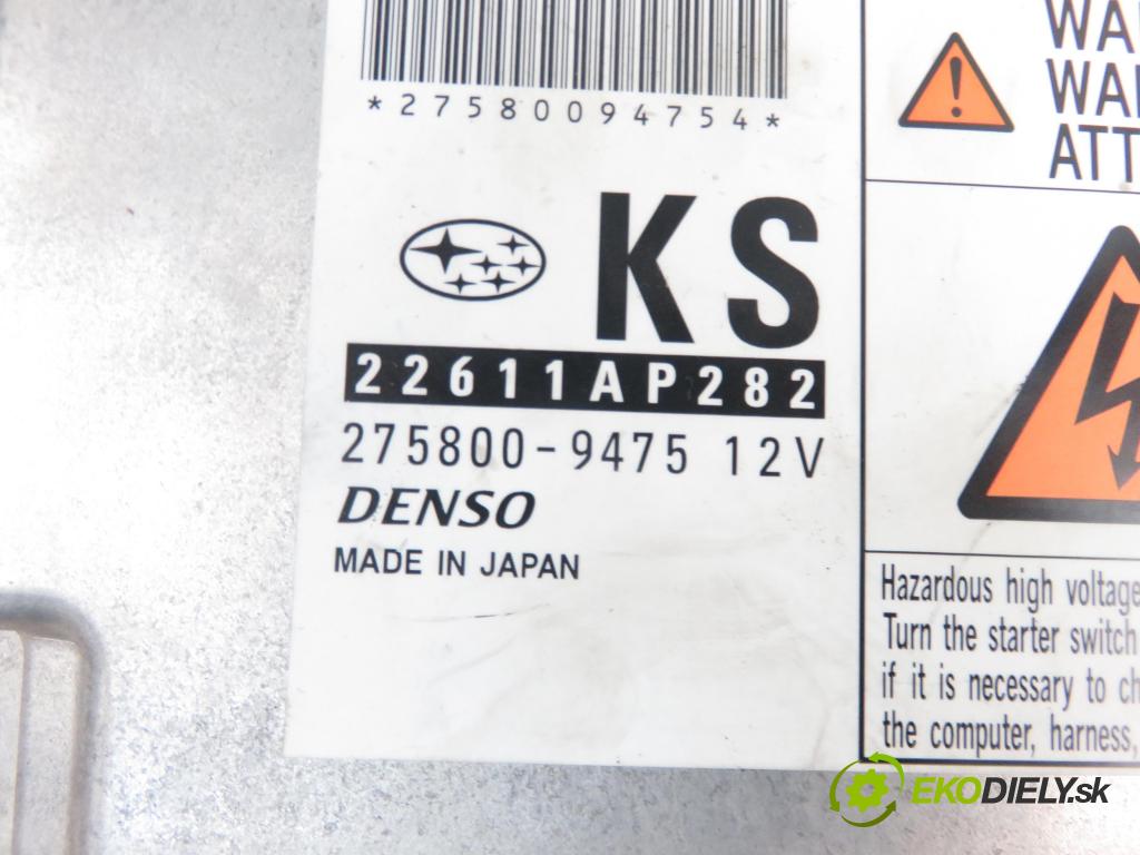 SUBARU IMPREZA liftback (GR, GH, G3) HB 2010 1998,00 Sterowniki silnika 1998,00 Riadiaca jednotka Motor 22611AP282; 2758009475