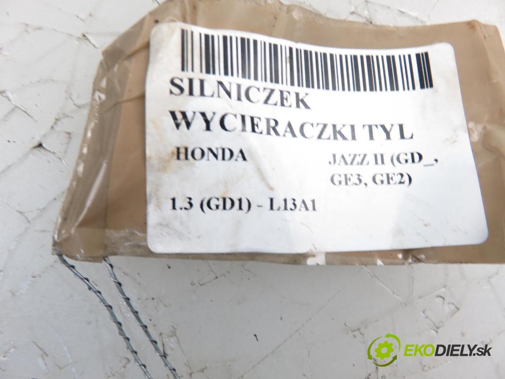 HONDA JAZZ II (GD_, GE3, GE2) HB 2003 1339,00 Silniki wycieraczek 1339,00 Motorček stierače ZADNÉ: