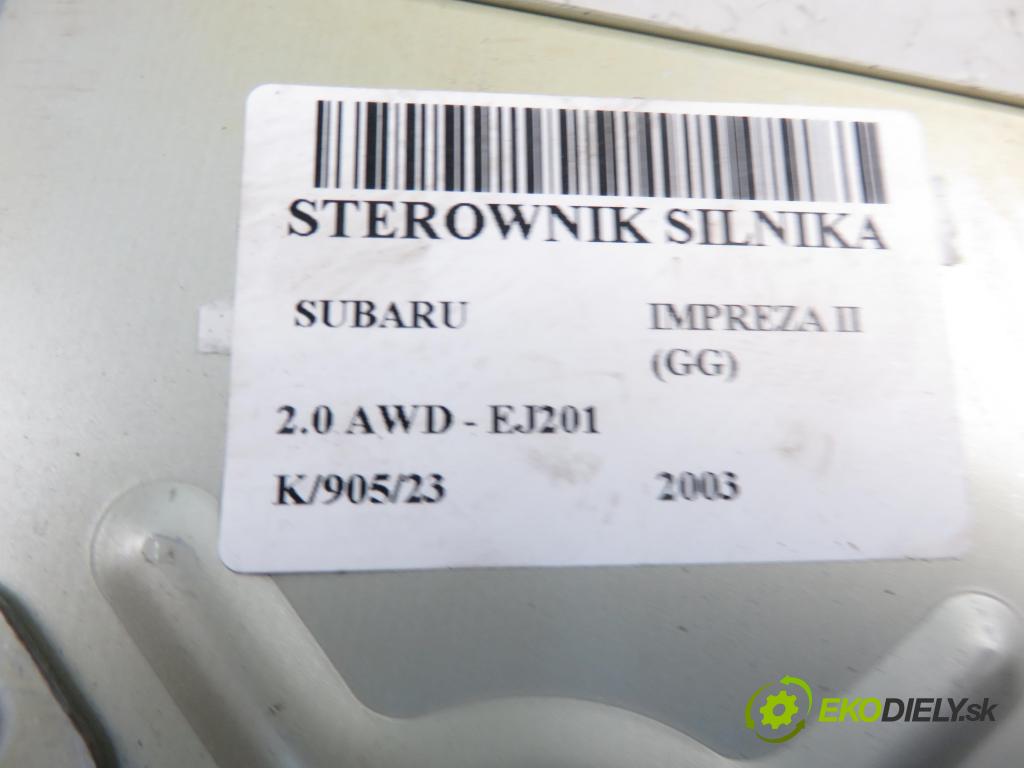 SUBARU IMPREZA kombi (GG) KOMBI 2003 1994,00 Sterowniki silnika 1994,00 Riadiaca jednotka Motor 22611AH310