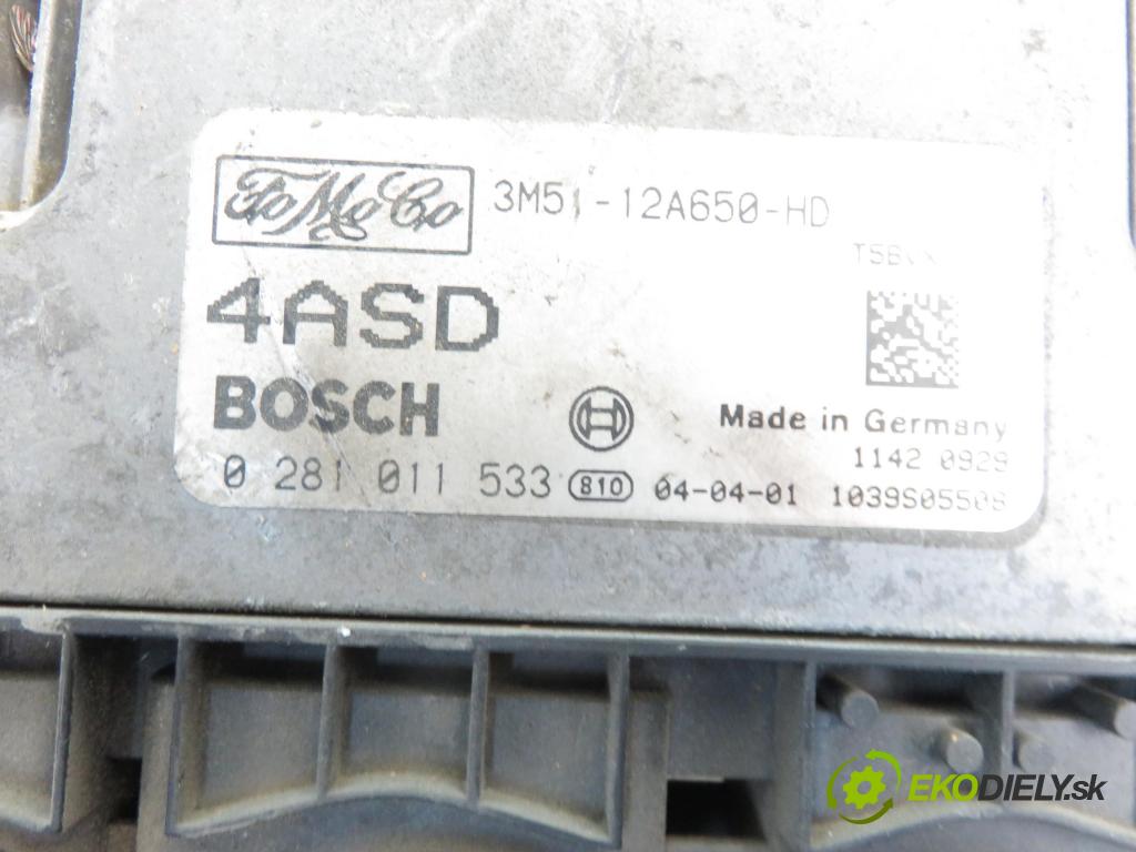 FORD FOCUS C-MAX (DM2) MINIVAN 2004 1560,00 Sterowniki silnika 1560,00 Riadiaca jednotka Motor 0281011533; 3M5112A650HD