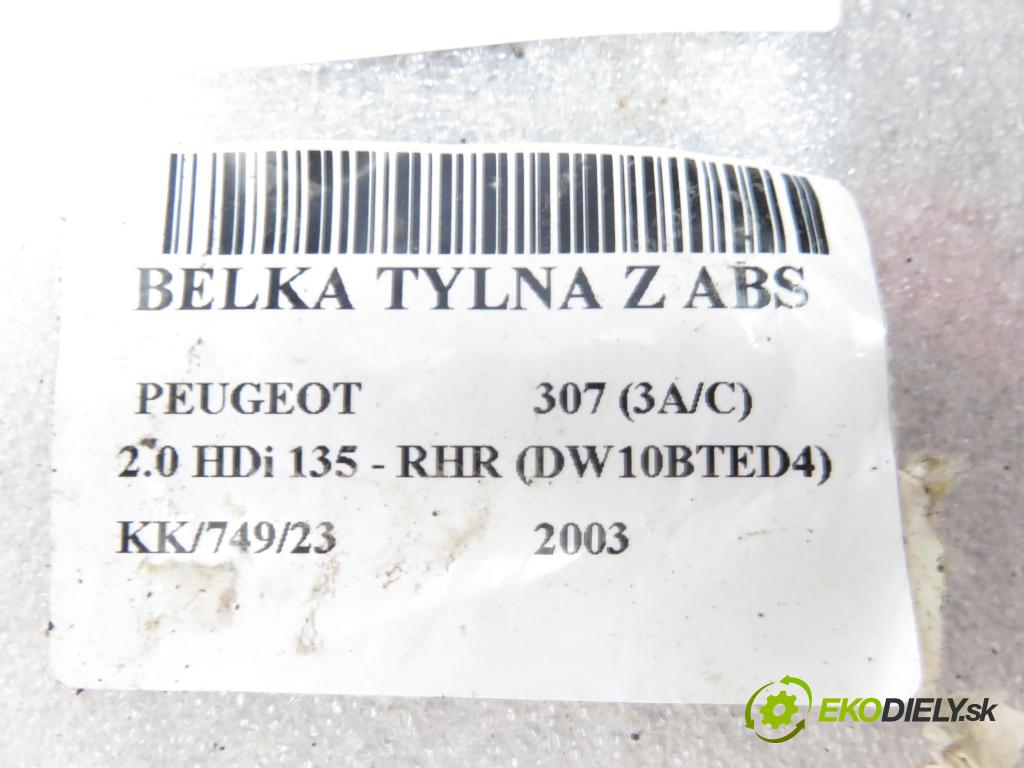 PEUGEOT 307 (3A/C) HB 2003 100,00 2.0 HDi 135 - RHR 1997,00 výztuha zadní část ABS