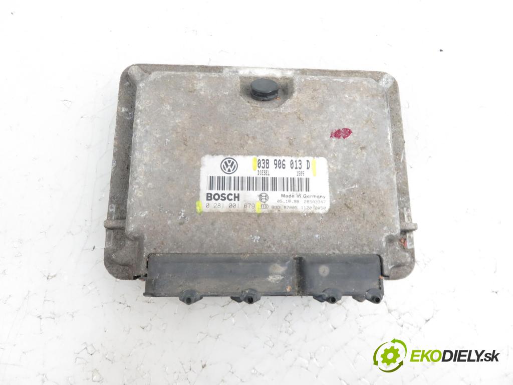 VW POLO (6N1) HB 1999 1896,00 Sterowniki silnika 1896,00 Riadiaca jednotka Motor 038906013D; 0281001679