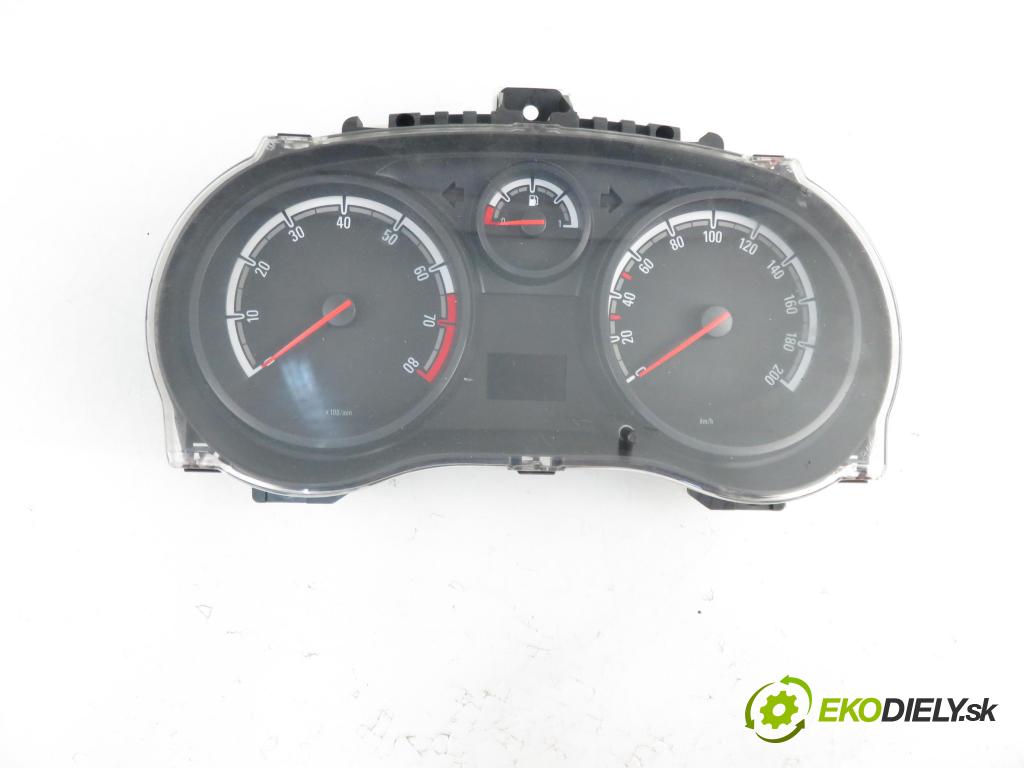 OPEL CORSA D (S07) HB 2009 44,00 1.0 12V 60 - Z 10 XEP 998,00 Prístrojovka elektrický 13285363CF ; 13285363