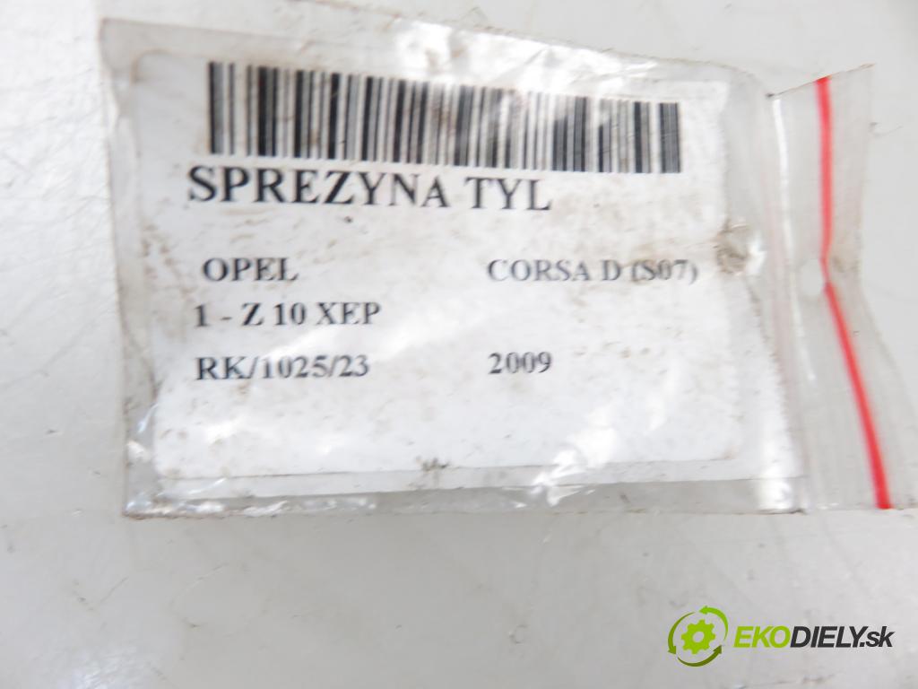 OPEL CORSA D (S07) HB 2009 998,00 Sprężyny zawieszenia 998,00 Pružina ZADNÉ: