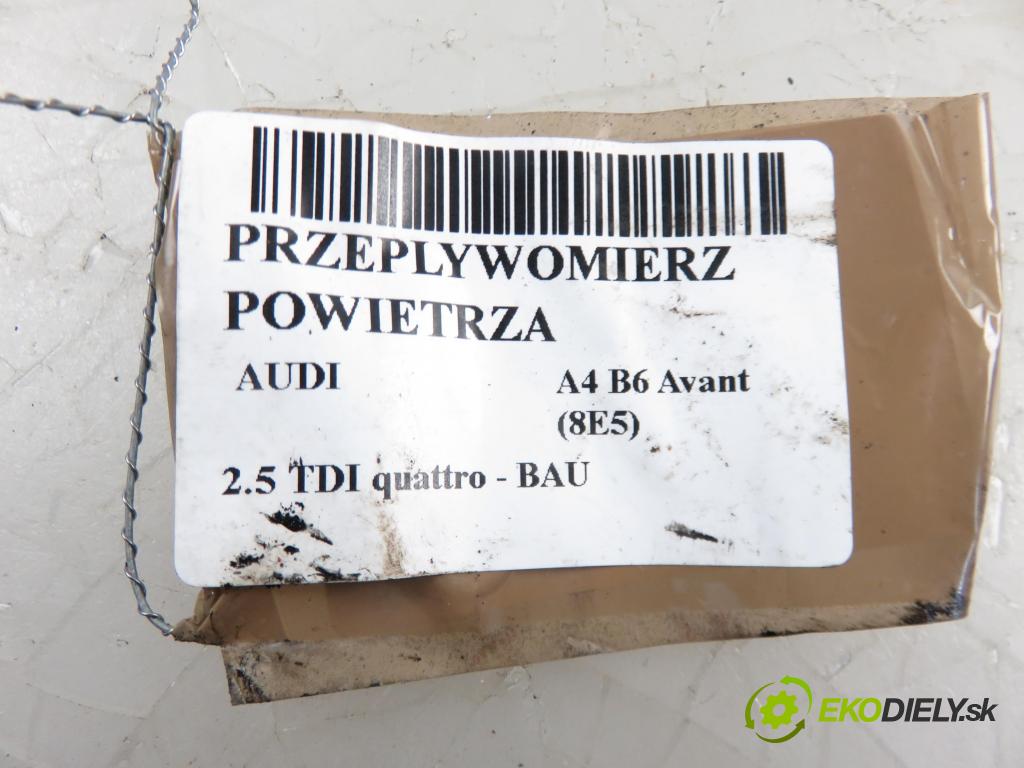 AUDI A4 Avant (8E5, B6) KOMBI 2001 2496,00 Przepływomierze 2496,00 váha vzduchu vzduchu 059906461M