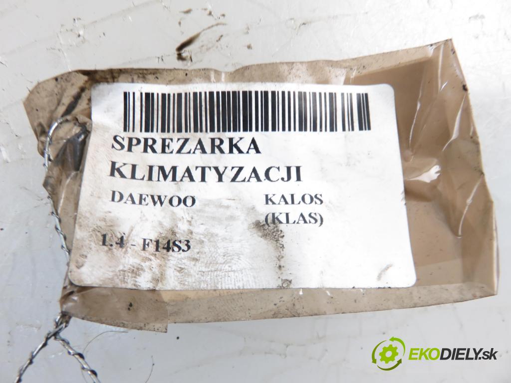 DAEWOO KALOS (KLAS) HB 2003 1399,00 Kompresory klimatyzacji 1399,00 KOMPRESOR: klimatizace 714978 (Kompresory)