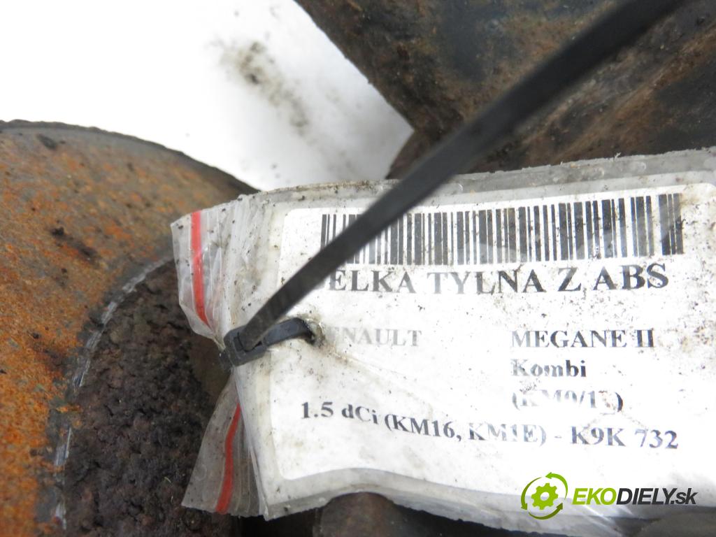 RENAULT MEGANE II Kombi (KM0/1_) KOMBI 2007 78,00 1.5 dCi 106 - K9K 732 1461,00 výztuha zadní část ABS