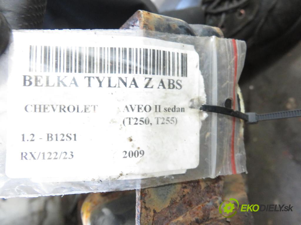 CHEVROLET AVEO sedan (T250, T255) SEDAN 2009 53,00 1.2 S-TEC 72 - B12S1 1150,00 výztuha zadní část ABS 