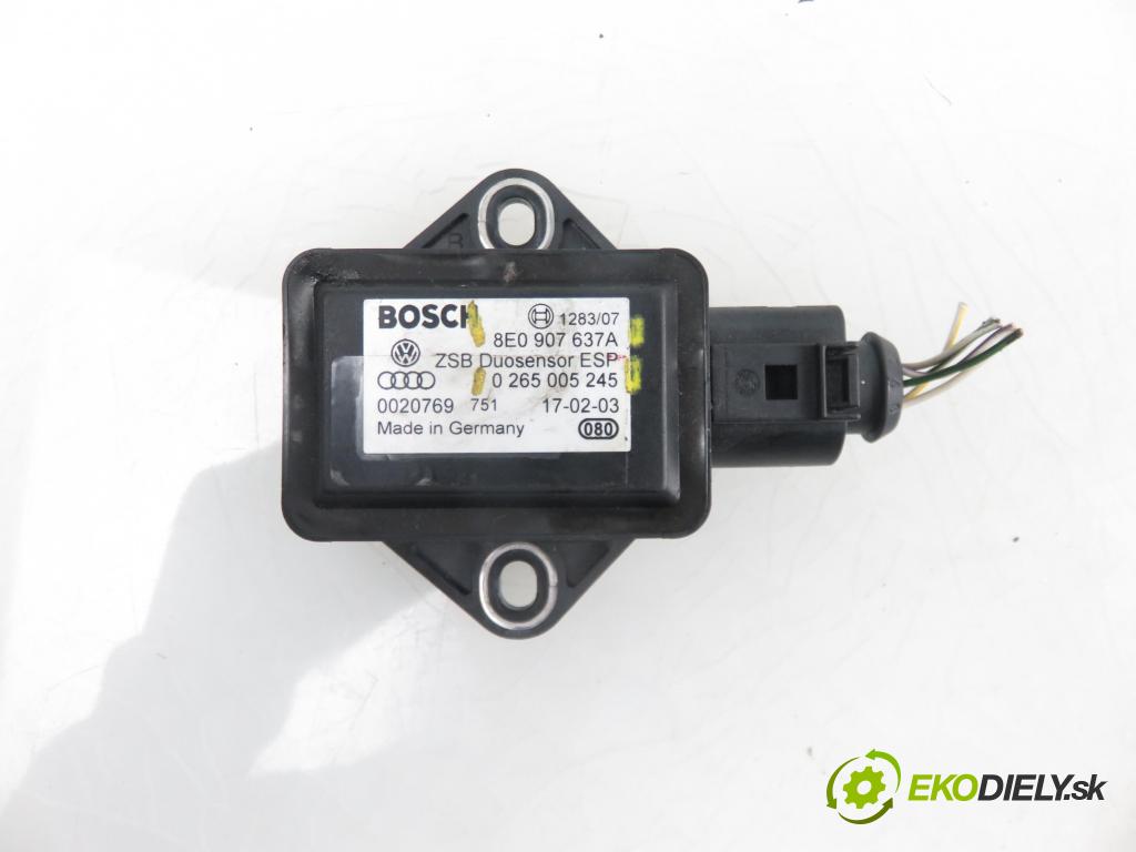 AUDI A4 Avant (8E5, B6) KOMBI 2002 1896,00 Czujniki ESP 1896,00 snímač ESP 8E0907637A; 0265005245