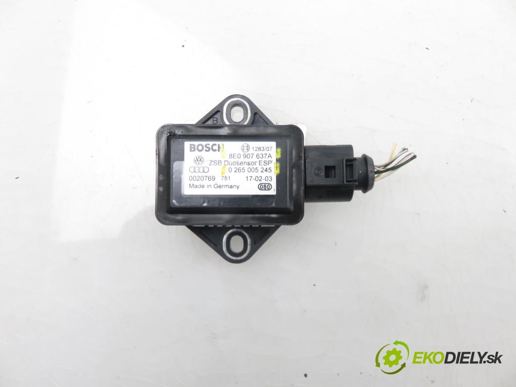 AUDI A4 Avant (8E5, B6) KOMBI 2002 1896,00 Czujniki ESP 1896,00 snímač ESP 8E0907637A; 0265005245