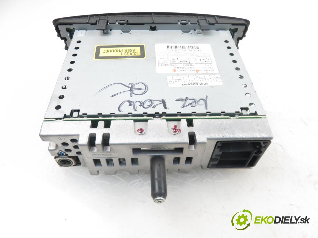 CITROEN C1 (PM_, PN_) HB 2006 1398,00 Radioodtwarzacze 1398,00 RADIO CD 861200H010